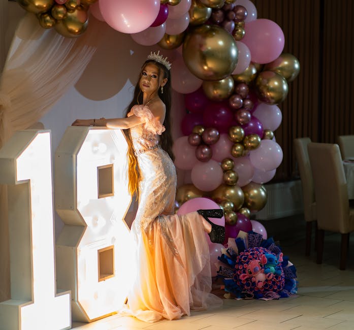 5 : img_3 - Elegant 18th birthday setup with neon lights